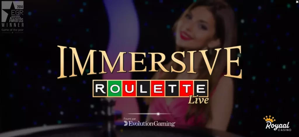 immersive roulette evolution gaming